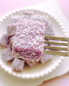 Bánh Sữa Dừa Khoai Lang Tím Mịn Màng Thơm Ngon