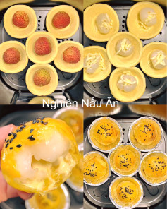 Bánh Tart Vải Phô Mai Nướng Giòn Thơm Lừng