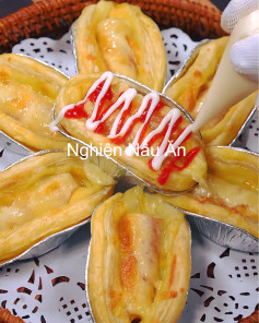 Bánh Tart Xúc Xích Phô Mai Tan Chảy Thơm Ngon