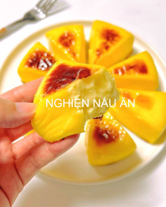 Bánh Trứng Sữa Phô Mai Nướng Thơm Ngậy, Ngọt Mềm Tan Chảy