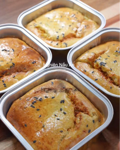 Bánh Yến Mạch Chuối Sữa Mè Đen Thơm Ngon Bổ Dưỡng