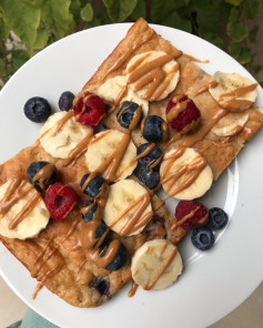 Berry Bliss Sheet Pan Pancakes