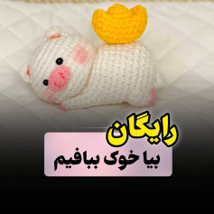 بیایید یک خوک قلاب بافی کنیم