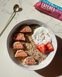 Birthday Cake Celebration Oats Delight