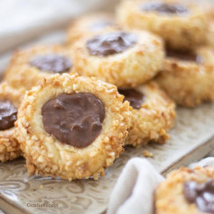 Biscoito de Natal com Nougat e Avelãs