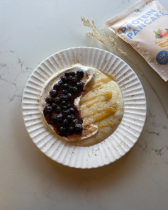 Blueberry Bliss Protein Pancake Delight
