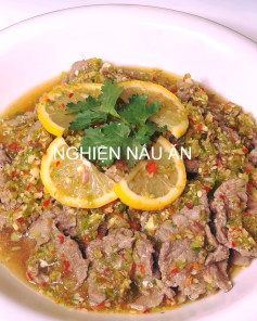 Bò Chua Cay Kiểu Thái Thơm Ngon Khó Cưỡng