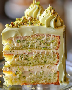 Bolo de Creme de Pistache – Uma Delícia Cremosa e Crocante