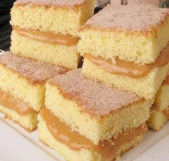 Bolo de Doce de Leite com Toque de Canela