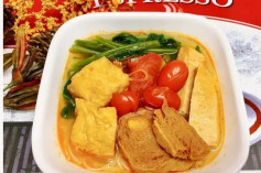Canh Bún Chay Đậm Đà Rau Muống và Đậu Phụ