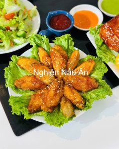 Cánh Gà Chiên Giòn Mắm Tỏi Thơm Ngon