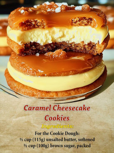 Caramel Cheesecake Cookies