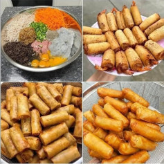 Chả Giò Giòn Rụm Tôm Thịt Thơm Ngon Đậm Đà