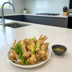 Chân Gà Hấp Hành Thơm Ngon, Giòn Rụm