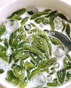 Chè Bánh Lọt Lá Dứa Nước Cốt Dừa Thơm Ngon