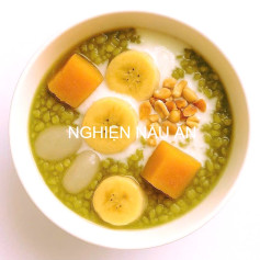 Chè Cốm Chuối Khoai Lang Ngọt Mát Nước Cốt Dừa