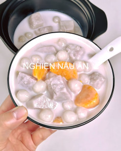 Chè Khoai Dẻo Ngọt Mát Với Trân Châu Thơm Lừng