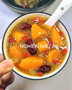 Chè Khoai Lang Táo Đỏ Ngân Nhĩ Ngọt Dịu