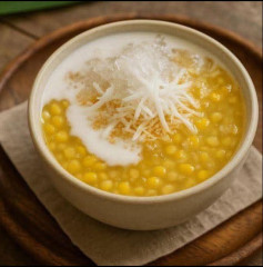 Chè Ngô Thanh Mát Kết Hợp Nước Cốt Dừa Béo Ngậy