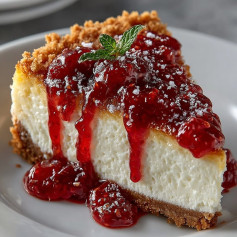 Cheesecake Cremoso de Goiabada com Toque de Queijo Branco