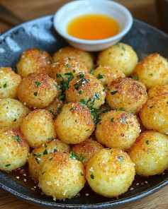 Cheesy Herb Potato Bites: Crispy Golden Delights