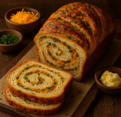 Cheesy Herb Swirl Delight