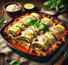 Cheesy Keto Zucchini Lasagna Delight