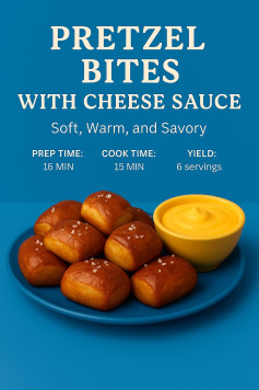 Cheesy Pretzel Bites: Warm, Soft, and Savory