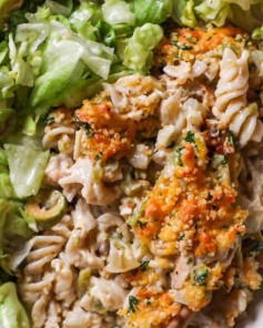 Cheesy Tuna & Green Bean Delight