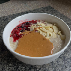 Cherry Almond Bliss Oatmeal Delight