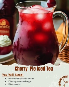 🍒 Cherry Pie Iced Tea 🖤