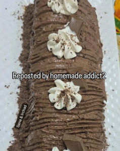 Chilled Nutella Chocolate Roll Delight