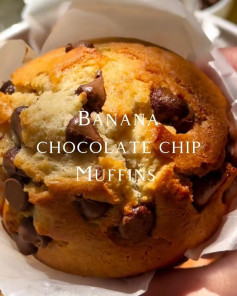 Choco-Banana Bliss: Irresistible Muffin Magic
