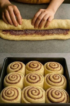 Cinnamon Roll Recipe cooking
