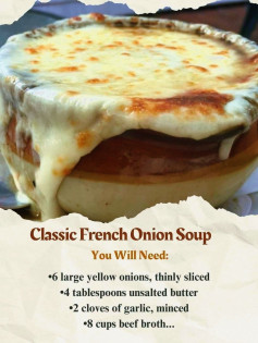 Classic French Onion Soup 🥣