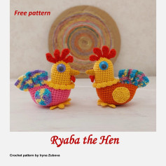 Colorful Crochet Hen Pattern for Beginners
