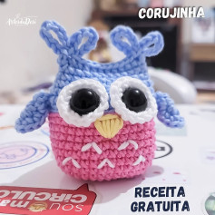 Corujinha de Crochê: Receita Gratuita Passo a Passo