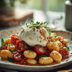 Creamy Burrata Gnocchi with Tomato Bliss