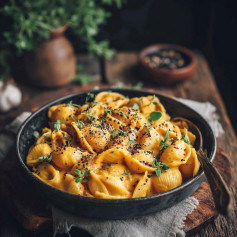 Creamy Pumpkin Vegan Mac & Cheese Delight