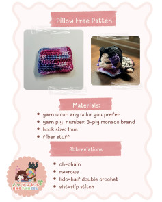 Create a Cute Crochet Pillow with Simple Materials and Steps