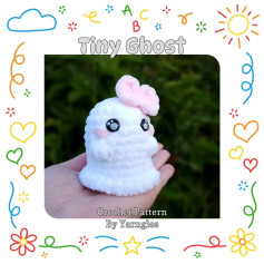 Create a Cute Tiny Ghost with This Crochet Pattern