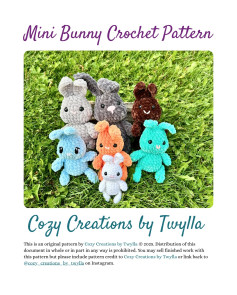 Create Adorable Mini Bunnies with This Easy Crochet Pattern