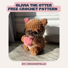 Create Adorable Olivia the Otter with This Free Crochet Pattern