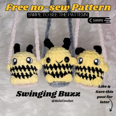 Create Cute No-Sew Plush Bumblebees with This Free Crochet Pattern