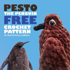 Create Pesto the Penguin with This Free Crochet Pattern