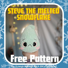Create Steve the Melted Snowflake Crochet Pattern