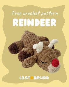 Create Your Own Adorable Crochet Reindeer with This Free Pattern