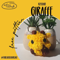 Create Your Own Adorable Giraffe Keychain with This Free Pattern