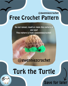 Create Your Own Adorable Turk the Turtle with Free Crochet Pattern