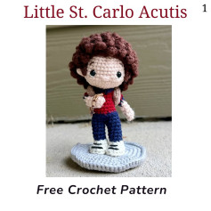 Create Your Own Little St. Carlo Acutis Amigurumi with This Free Pattern